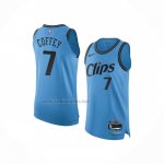 Camiseta Los Angeles Clippers Amir Coffey #7 Ciudad 2024-25 Azul